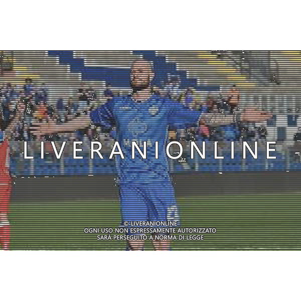 ¬© TVRG Alberto Cerri (Como) esulta dopo il gol del 2 a 0 su rigore Como vs Perugia Campionato Serie BKT - 12a giornata Como 06-11-2021 Stadio Giuseppe Sinigaglia foto Roberto Garavaglia/ag. Aldo Liverani sas/AGENZIA ALDO LIVERANI SAS