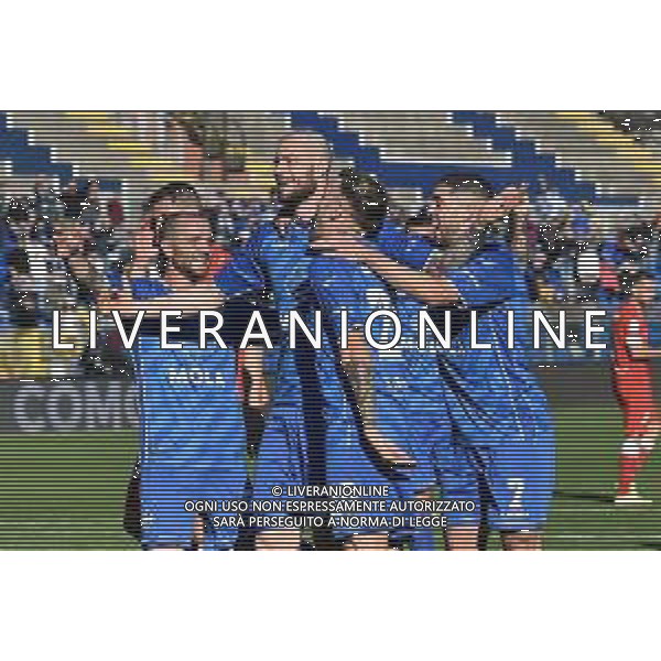 ¬© TVRG esultanza Como dopo il gol del 2 a 0 Alberto Cerri Como vs Perugia Campionato Serie BKT - 12a giornata Como 06-11-2021 Stadio Giuseppe Sinigaglia foto Roberto Garavaglia/ag. Aldo Liverani sas/AGENZIA ALDO LIVERANI SAS