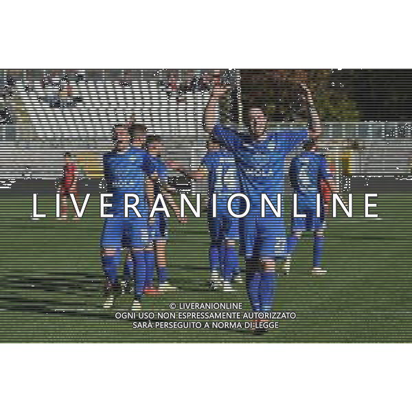 ¬© TVRG Antonino La Gumina (Como) e Alberto Cerri (Como) esultano dopo il; gol del 2 a 0 Como vs Perugia Campionato Serie BKT - 12a giornata Como 06-11-2021 Stadio Giuseppe Sinigaglia foto Roberto Garavaglia/ag. Aldo Liverani sas/AGENZIA ALDO LIVERANI SAS