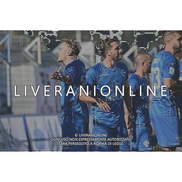 ¬© TVRG Antonino La Gumina (Como) esulta dopo il gol dell\'1 a 0 Como vs Perugia Campionato Serie BKT - 12a giornata Como 06-11-2021 Stadio Giuseppe Sinigaglia foto Roberto Garavaglia/ag. Aldo Liverani sas/AGENZIA ALDO LIVERANI SAS