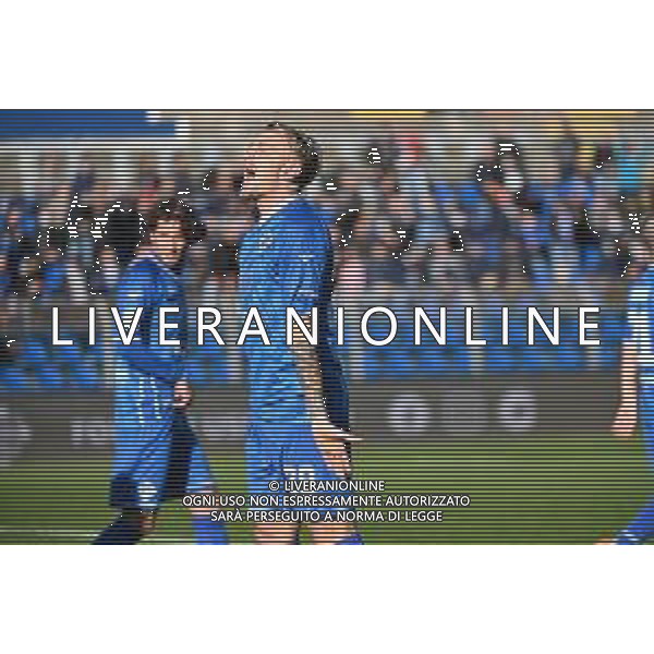 ¬© TVRG Antonino La Gumina (Como) esulta dopo il gol dell\'1 a 0 Como vs Perugia Campionato Serie BKT - 12a giornata Como 06-11-2021 Stadio Giuseppe Sinigaglia foto Roberto Garavaglia/ag. Aldo Liverani sas/AGENZIA ALDO LIVERANI SAS