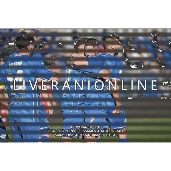 ¬© TVRG esultanza Como dopo il gol dell\'1 a 0 Antonino La Gumina Como vs Perugia Campionato Serie BKT - 12a giornata Como 06-11-2021 Stadio Giuseppe Sinigaglia foto Roberto Garavaglia/ag. Aldo Liverani sas/AGENZIA ALDO LIVERANI SAS