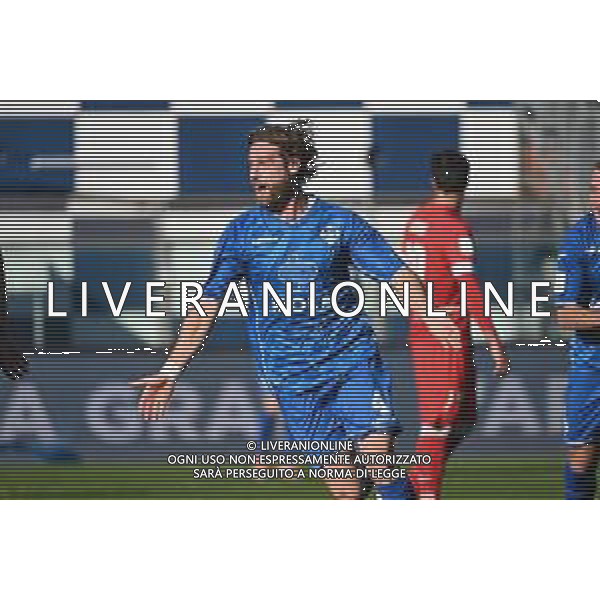 ¬© TVRG Matteo Solini (Como) esulta dopo il gol del 4 a 0 Como vs Perugia Campionato Serie BKT - 12a giornata Como 06-11-2021 Stadio Giuseppe Sinigaglia foto Roberto Garavaglia/ag. Aldo Liverani sas/AGENZIA ALDO LIVERANI SAS