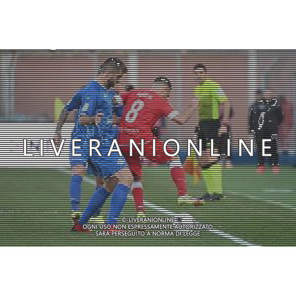 ¬© TVRG Salvatore Burrai (Perugia) pressato da un avversario Como vs Perugia Campionato Serie BKT - 12a giornata Como 06-11-2021 Stadio Giuseppe Sinigaglia foto Roberto Garavaglia/ag. Aldo Liverani sas/AGENZIA ALDO LIVERANI SAS