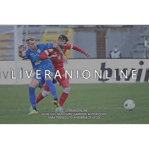© TVRG Antonino La Gumina (Como) e Valentin Jean Vanbaleghem (Perugia) Como vs Perugia Campionato Serie BKT - 12a giornata Como 06-11-2021 Stadio Giuseppe Sinigaglia foto Roberto Garavaglia/ag. Aldo Liverani sas/AGENZIA ALDO LIVERANI SAS
