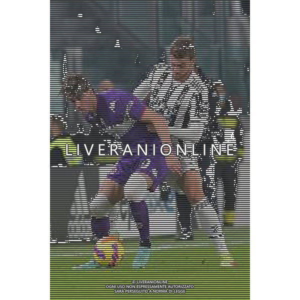 Torino 06.11.2021 Stadio Allianz Stadium ©Alessandro Falzone/Agenzia Aldo Liverani Juventus vs Fiorentina Serie A Tim 2021/2022 Nella foto : DANIELE RUGANI-DUSAN VLAHOVIC ©FALZONE/AGENZIA ALDO LIVERANI SAS