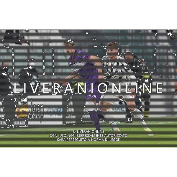 Torino 06.11.2021 Stadio Allianz Stadium ©Alessandro Falzone/Agenzia Aldo Liverani Juventus vs Fiorentina Serie A Tim 2021/2022 Nella foto : DANIELE RUGANI-DUSAN VLAHOVIC ©FALZONE/AGENZIA ALDO LIVERANI SAS