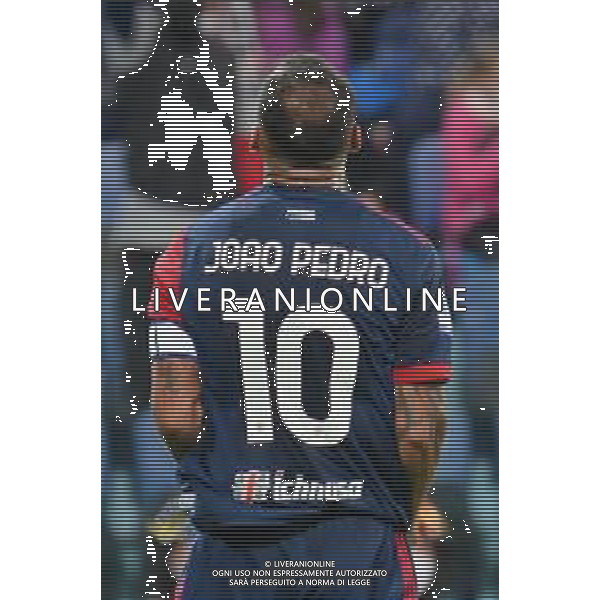 6-11-2021. Cagliari Calcio - Atalanta Bergamasca Calcio. 12° giornata Serie A calcio 2021-2022. Italia, Sardegna, Cagliari, Stadio Unipol Domus. Salvatore Moi/Aldo Liverani s.a.s. Nella foto: gol ed esultanza Cagliari in casa cotro Atalanta. Segna:Joao Pedro Cagliari ©MOI/AGENZIA ALDO LIVERANI SAS