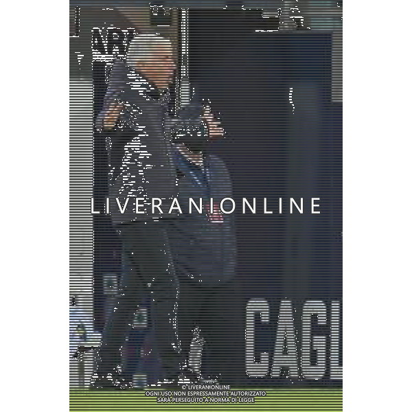 6-11-2021. Cagliari Calcio - Atalanta Bergamasca Calcio. 12° giornata Serie A calcio 2021-2022. Italia, Sardegna, Cagliari, Stadio Unipol Domus. Salvatore Moi/Aldo Liverani s.a.s. Nella foto: Gian Piero Gasperini ©MOI/AGENZIA ALDO LIVERANI SAS