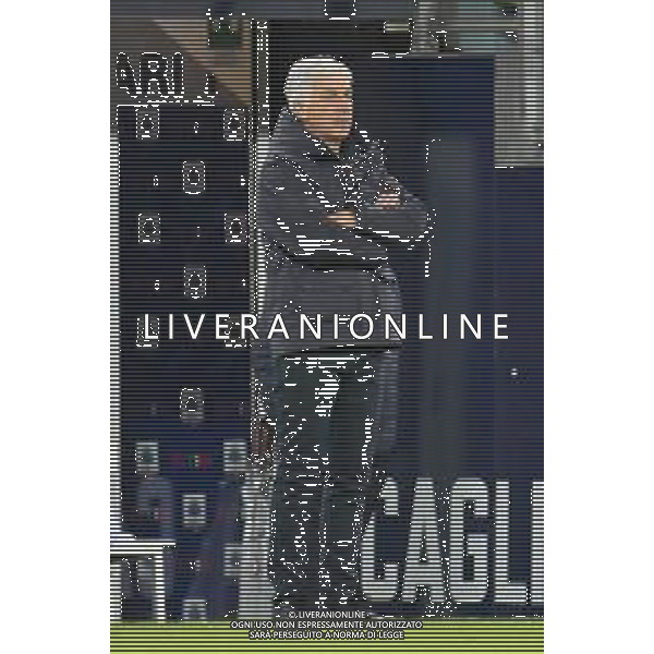 6-11-2021. Cagliari Calcio - Atalanta Bergamasca Calcio. 12° giornata Serie A calcio 2021-2022. Italia, Sardegna, Cagliari, Stadio Unipol Domus. Salvatore Moi/Aldo Liverani s.a.s. Nella foto: Gian Piero Gasperini ©MOI/AGENZIA ALDO LIVERANI SAS