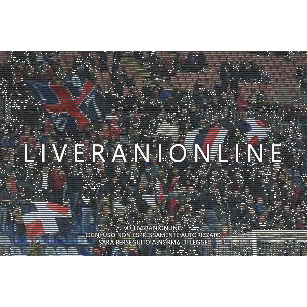 6-11-2021. Cagliari Calcio - Atalanta Bergamasca Calcio. 12° giornata Serie A calcio 2021-2022. Italia, Sardegna, Cagliari, Stadio Unipol Domus. Salvatore Moi/Aldo Liverani s.a.s. Nella foto: Sconvolts tifosi del Cagliari in curva nord allo stadio Unipol Domus ©MOI/AGENZIA ALDO LIVERANI SAS