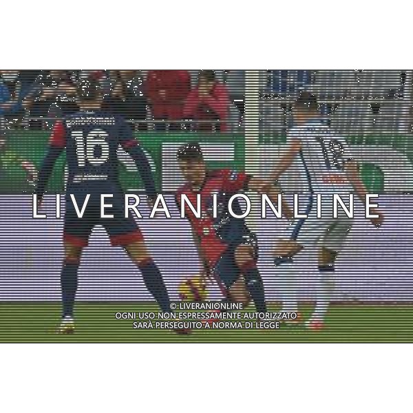 6-11-2021. Cagliari Calcio - Atalanta Bergamasca Calcio. 12° giornata Serie A calcio 2021-2022. Italia, Sardegna, Cagliari, Stadio Unipol Domus. Salvatore Moi/Aldo Liverani s.a.s. Nella foto: Kevin Strootman Cagliari, Andrea Carboni Cagliari, Ruslan Malinovskyi Atalanta ©MOI/AGENZIA ALDO LIVERANI SAS