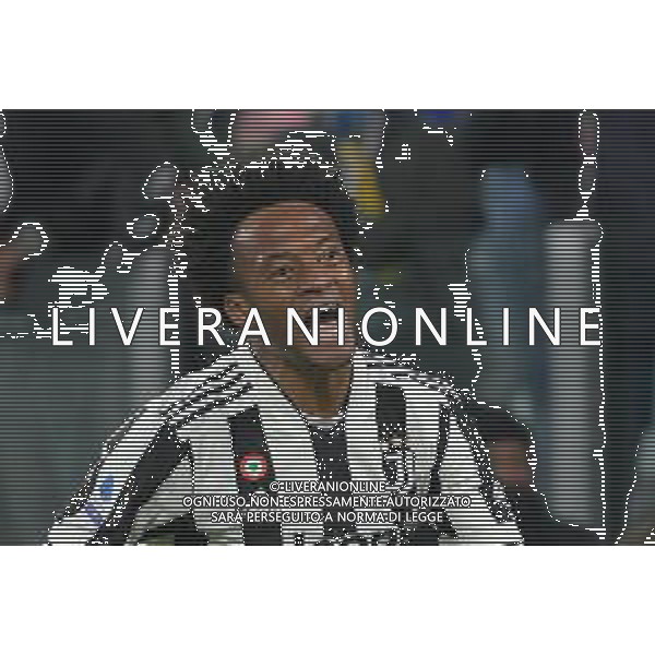 Torino 06.11.2021 Stadio Allianz Stadium ©Alessandro Falzone/Agenzia Aldo Liverani Juventus vs Fiorentina 11^ giornata Serie A Tim 2021/2022 Nella foto : Esultanza gol di Juan Cuadrado ©FALZONE/AGENZIA ALDO LIVERANI SAS
