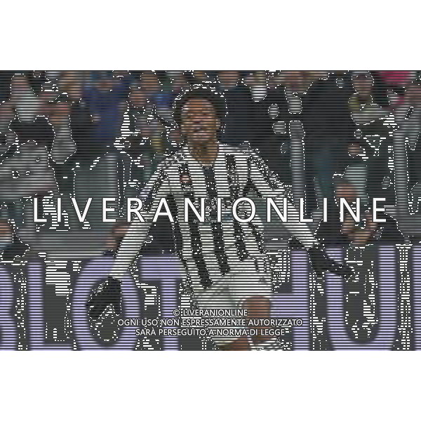 Torino 06.11.2021 Stadio Allianz Stadium ©Alessandro Falzone/Agenzia Aldo Liverani Juventus vs Fiorentina 11^ giornata Serie A Tim 2021/2022 Nella foto : Esultanza gol di Juan Cuadrado ©FALZONE/AGENZIA ALDO LIVERANI SAS