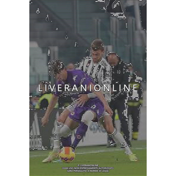 Torino 06.11.2021 Stadio Allianz Stadium ©Alessandro Falzone/Agenzia Aldo Liverani Juventus vs Fiorentina 11^ giornata Serie A Tim 2021/2022 Nella foto : Dusan Vlahovic-Daniele Rugani ©FALZONE/AGENZIA ALDO LIVERANI SAS