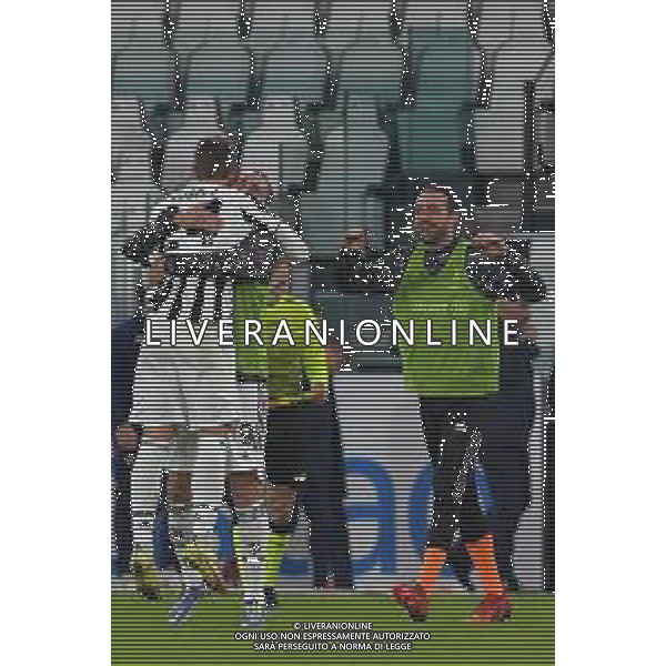 Torino 06.11.2021 Stadio Allianz Stadium ©Alessandro Falzone/Agenzia Aldo Liverani Juventus vs Fiorentina 11^ giornata Serie A Tim 2021/2022 Nella foto : Leonardo Bonucci e Carlo Pinsoglio si complimentano con Daniele Rugani ©FALZONE/AGENZIA ALDO LIVERANI SAS