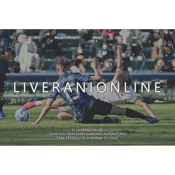 ¬© TVRG l\'intervento scomposto di Alessandro Fontanarosa (Inter) che ha causato il fallo da rigore per la Roma Inter vs Roma Campionato Primavera 1 TIM - 8a giornata Milano 07-11-2021 centro sportivo Suning YDC foto Roberto Garavaglia/ag. Aldo Liverani sas/AGENZIA ALDO LIVERANI SAS