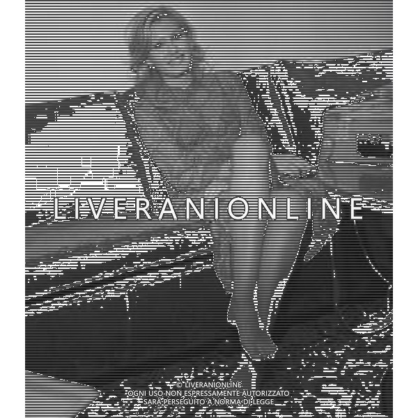 RETROSPETTIVA PIA GIANCARO ATTRICE NELLA FOTO PIA GIANCARO A MILANO NELL\'ANNO 1971  AG ALDO LIVERANI SAS  