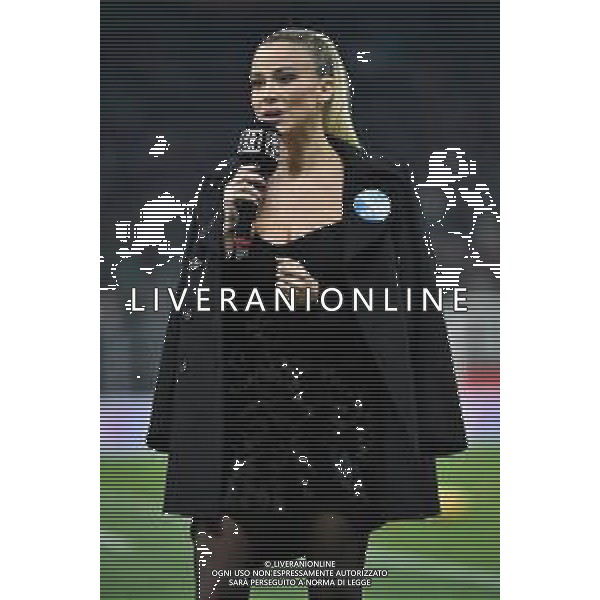 Diletta Leotta giornalista di DAZN Milan vs Inter Campionato Serie A TIM - 12a giornata Milano 07-11-2021 Stadio Giuseppe Meazza - San Siro foto Roberto Garavaglia/ag. Aldo Liverani sas / AG ALDO LIVERANI SAS