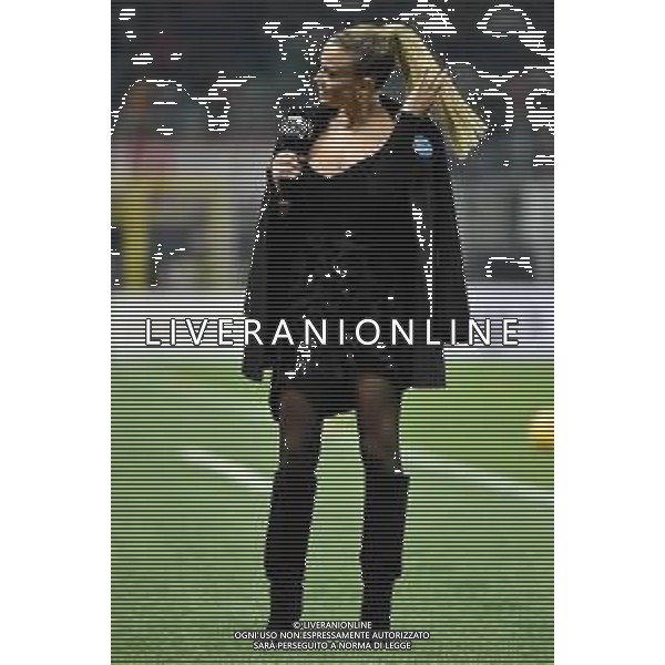 Diletta Leotta giornalista di DAZN Milan vs Inter Campionato Serie A TIM - 12a giornata Milano 07-11-2021 Stadio Giuseppe Meazza - San Siro foto Roberto Garavaglia/ag. Aldo Liverani sas / AG ALDO LIVERANI SAS