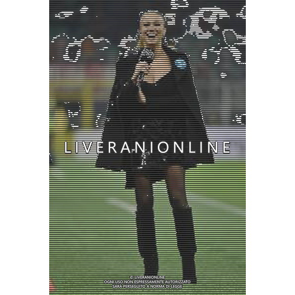Diletta Leotta giornalista di DAZN Milan vs Inter Campionato Serie A TIM - 12a giornata Milano 07-11-2021 Stadio Giuseppe Meazza - San Siro foto Roberto Garavaglia/ag. Aldo Liverani sas / AG ALDO LIVERANI SAS