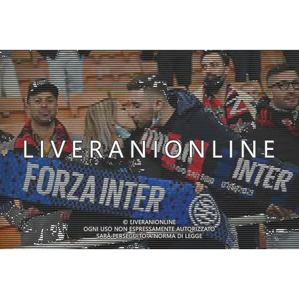 tifosi allo stadio Milan vs Inter Campionato Serie A TIM - 12a giornata Milano 07-11-2021 Stadio Giuseppe Meazza - San Siro foto Roberto Garavaglia/ag. Aldo Liverani sas / AG ALDO LIVERANI SAS