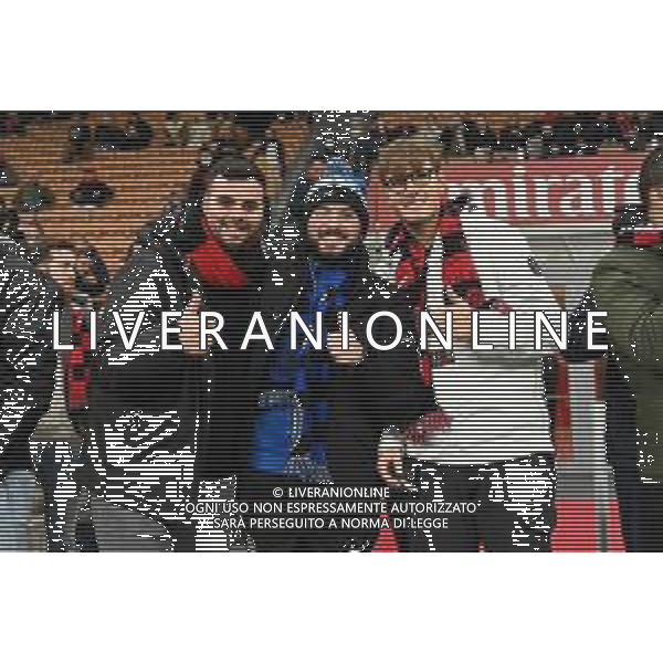 tifosi allo stadio Milan vs Inter Campionato Serie A TIM - 12a giornata Milano 07-11-2021 Stadio Giuseppe Meazza - San Siro foto Roberto Garavaglia/ag. Aldo Liverani sas / AG ALDO LIVERANI SAS