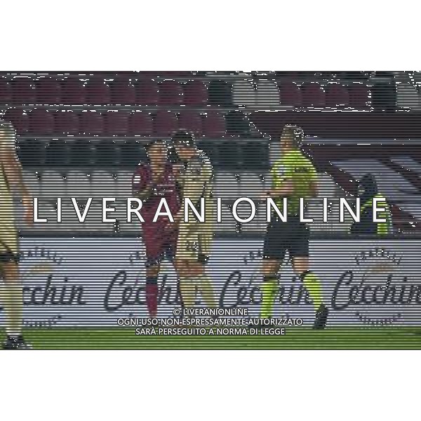 GriffoniE/LMedia - AS Cittadella vs AC Pisa - Italian Football Championship League BKT 2021/2022 07 November 2021 - Stadio Pier Cesare Tombolato, Cittadella (PD), Italy Photo showing: Pietro Beruatto (Pisa) rages against Alessio Vita (Cittadella) @GriffoniE/LMedia/ AG ALDO LIVERANI SAS