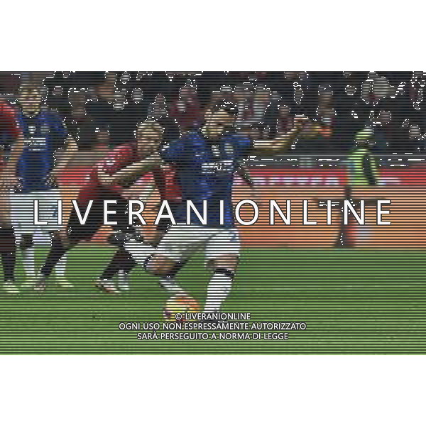 Hakan Calhanoglu (Inter) segna il gol dell\'1 a 0 su rigore Milan vs Inter Campionato Serie A TIM - 12a giornata Milano 07-11-2021 Stadio Giuseppe Meazza - San Siro foto Roberto Garavaglia/ag. Aldo Liverani sas / AG ALDO LIVERANI SAS