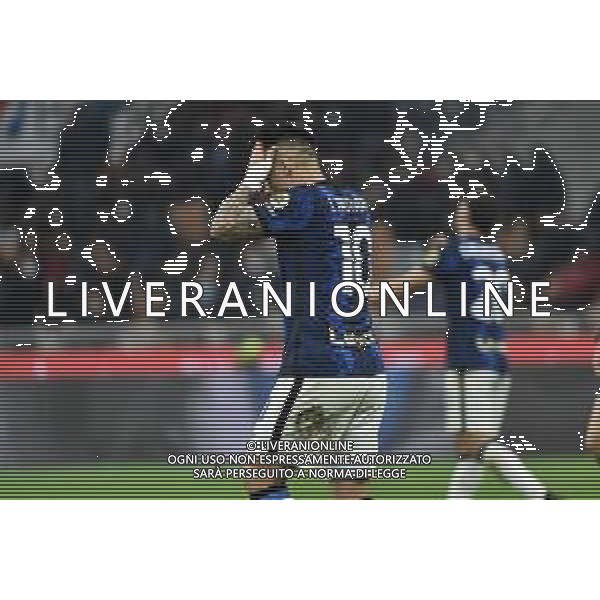 delusione Lautaro Martinez (Inter) dopo l\'occasione fallita Milan vs Inter Campionato Serie A TIM - 12a giornata Milano 07-11-2021 Stadio Giuseppe Meazza - San Siro foto Roberto Garavaglia/ag. Aldo Liverani sas / AG ALDO LIVERANI SAS