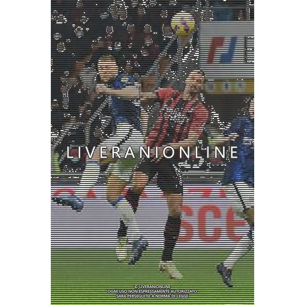 Milan Skriniar (Inter) e Zlatan Ibrahimovic (Milan) Milan vs Inter Campionato Serie A TIM - 12a giornata Milano 07-11-2021 Stadio Giuseppe Meazza - San Siro foto Roberto Garavaglia/ag. Aldo Liverani sas / AG ALDO LIVERANI SAS