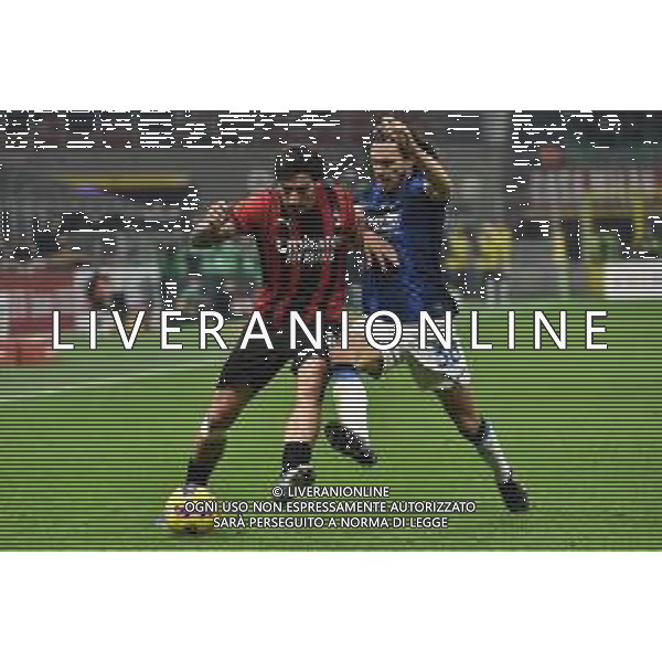 Sandro Tonali (Milan) e Matteo Darmian (Inter) Milan vs Inter Campionato Serie A TIM - 12a giornata Milano 07-11-2021 Stadio Giuseppe Meazza - San Siro foto Roberto Garavaglia/ag. Aldo Liverani sas / AG ALDO LIVERANI SAS