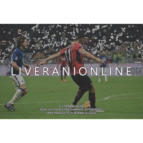 Zlatan Ibrahimovic (Milan) occasione da gol Milan vs Inter Campionato Serie A TIM - 12a giornata Milano 07-11-2021 Stadio Giuseppe Meazza - San Siro foto Roberto Garavaglia/ag. Aldo Liverani sas / AG ALDO LIVERANI SAS