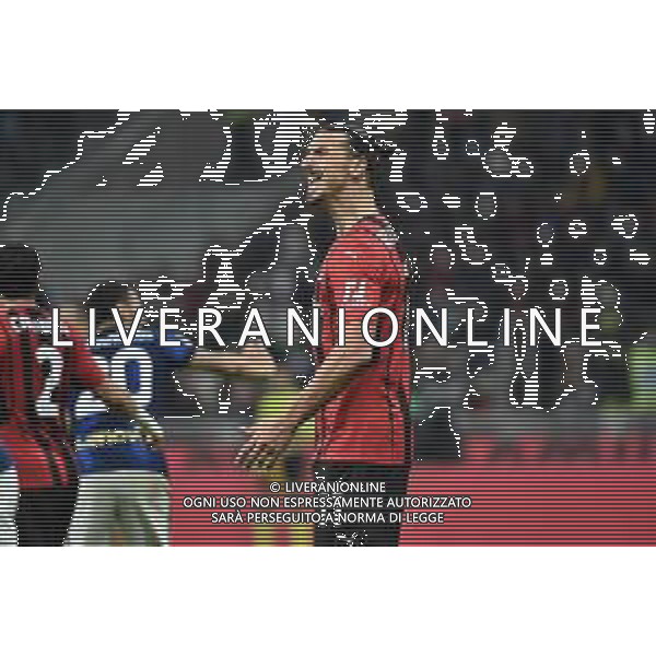 Zlatan Ibrahimovic (Milan) Milan vs Inter Campionato Serie A TIM - 12a giornata Milano 07-11-2021 Stadio Giuseppe Meazza - San Siro foto Roberto Garavaglia/ag. Aldo Liverani sas / AG ALDO LIVERANI SAS