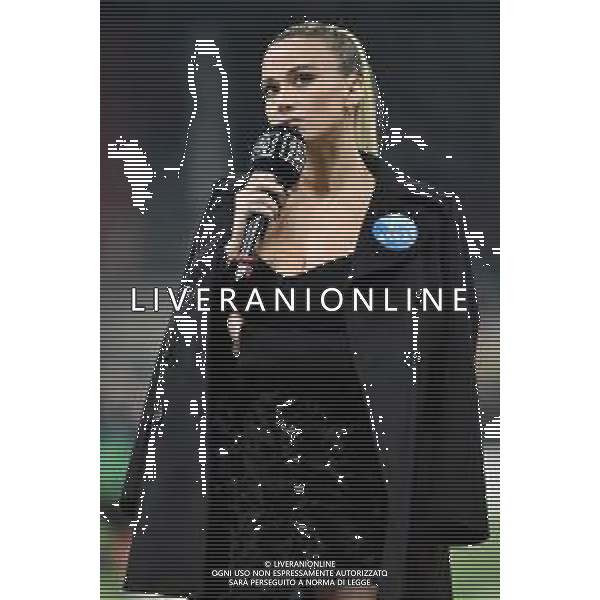 Diletta Leotta giornalista di DAZN Milan vs Inter Campionato Serie A TIM - 12a giornata Milano 07-11-2021 Stadio Giuseppe Meazza - San Siro foto Roberto Garavaglia/ag. Aldo Liverani sas / AG ALDO LIVERANI SAS