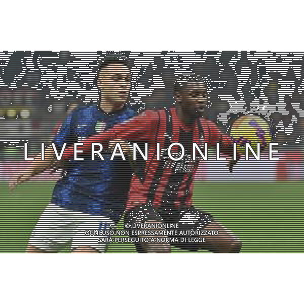 Lautaro Martinez (Inter) SX e Fode\' Ballo-Toure\' (Milan) DX Milan vs Inter Campionato Serie A TIM - 12a giornata Milano 07-11-2021 Stadio Giuseppe Meazza - San Siro foto Roberto Garavaglia/ag. Aldo Liverani sas / AG ALDO LIVERANI SAS