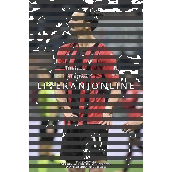 Zlatan Ibrahimovic (Milan) Milan vs Inter Campionato Serie A TIM - 12a giornata Milano 07-11-2021 Stadio Giuseppe Meazza - San Siro foto Roberto Garavaglia/ag. Aldo Liverani sas / AG ALDO LIVERANI SAS