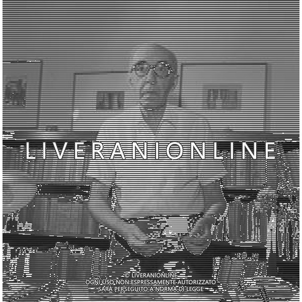 RETROSPETTIVA DIEGO VALERI POETA E ACCADEMICO ITALIANO NEL SUO STUDIO A VENEZIA NEL SETTEMBRE 1969 ©Archivio Giovanni Liverani / AG ALDO LIVERANI SAS