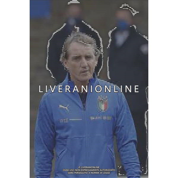 Ritiro della Nazionale Italiana di Calcio presso il centro tecnico federale della FIGC a Coverciano - nella foto: il CT Roberto Mancini ©Claudio Zamagni/Agenzia Aldo Liverani