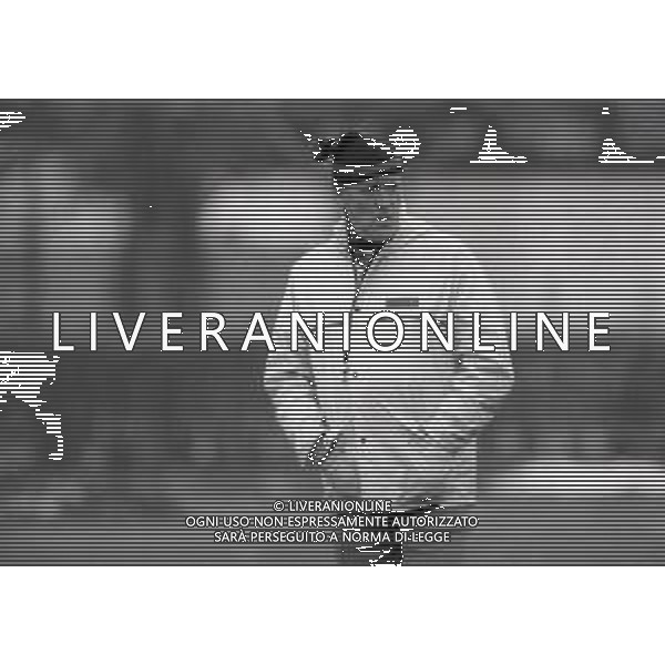 RETROSPETTIVA NILS LIEDHOLM ALLENATORE NELLA FOTO NILS LIEDHOLM ALLENATORE MILAN NELL\'ANNO 1985-1986 AG ALDO LIVERANI SAS