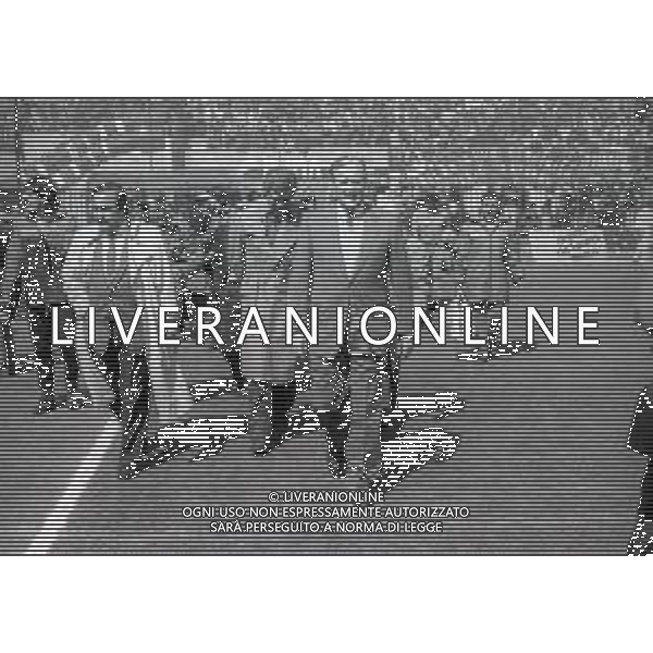 RETROSPETTIVA NILS LIEDHOLM ALLENATORE NELLA FOTO NILS LIEDHOLM ALLENATORE MILAN NELL\'ANNO 1985-1986 AG ALDO LIVERANI SAS