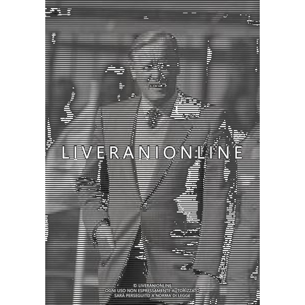 RETROSPETTIVA NILS LIEDHOLM ALLENATORE NELLA FOTO NILS LIEDHOLM ALLENATORE MILAN NELL\'ANNO 1985-1986 AG ALDO LIVERANI SAS