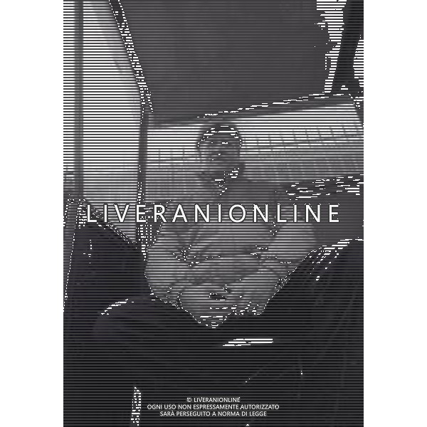 RETROSPETTIVA NILS LIEDHOLM ALLENATORE NELLA FOTO NILS LIEDHOLM ALLENATORE MILAN NELL\'ANNO 1985-1986 AG ALDO LIVERANI SAS