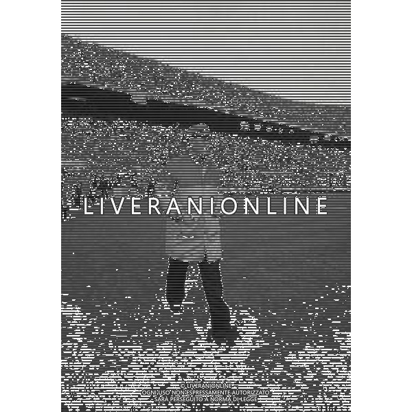 RETROSPETTIVA NILS LIEDHOLM ALLENATORE NELLA FOTO NILS LIEDHOLM ALLENATORE MILAN NELL\'ANNO 1985-1986 AG ALDO LIVERANI SAS
