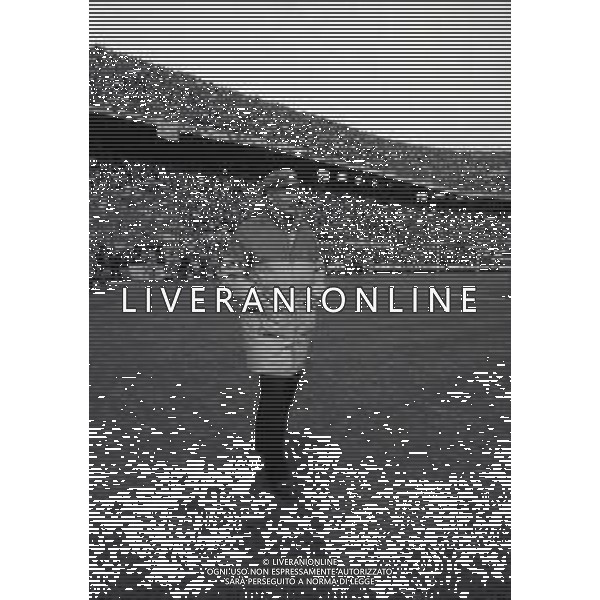 RETROSPETTIVA NILS LIEDHOLM ALLENATORE NELLA FOTO NILS LIEDHOLM ALLENATORE MILAN NELL\'ANNO 1985-1986 AG ALDO LIVERANI SAS