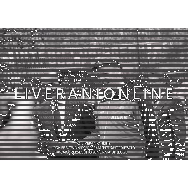 RETROSPETTIVA NILS LIEDHOLM ALLENATORE NELLA FOTO NILS LIEDHOLM ALLENATORE MILAN NELL\'ANNO 1985-1986 CON MARIO CORSO AG ALDO LIVERANI SAS 