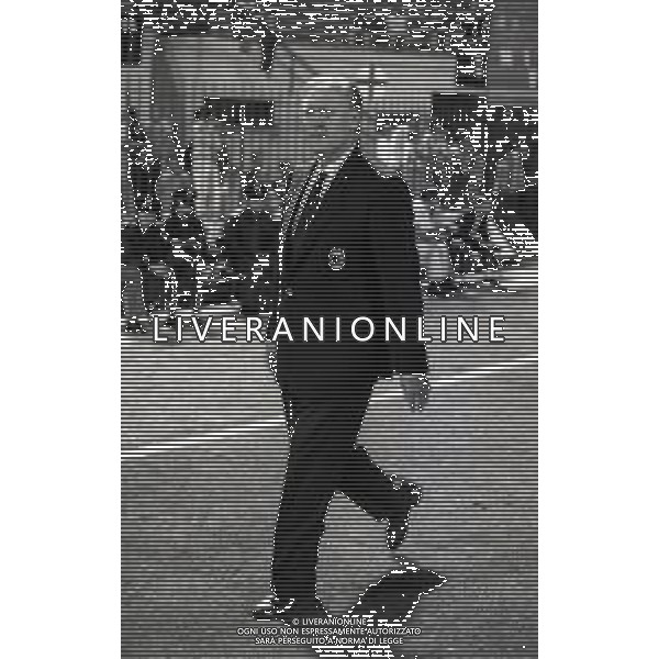 RETROSPETTIVA NILS LIEDHOLM ALLENATORE NELLA FOTO NILS LIEDHOLM ALLENATORE MILAN NELL\'ANNO 1986  AG ALDO LIVERANI SAS 