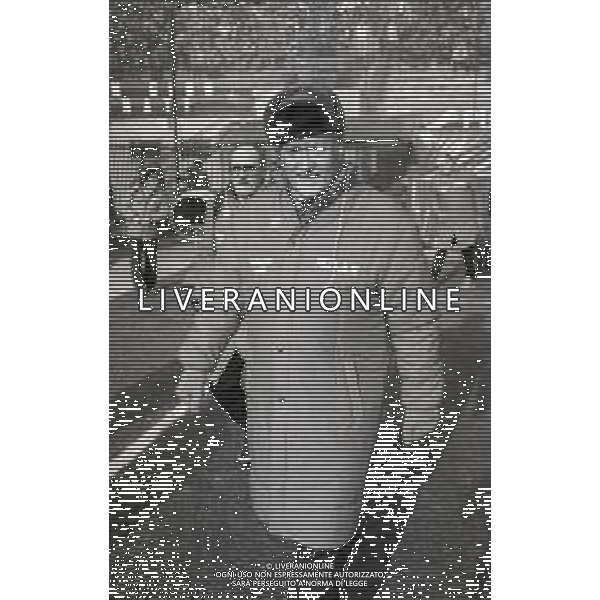 RETROSPETTIVA NILS LIEDHOLM ALLENATORE NELLA FOTO NILS LIEDHOLM ALLENATORE MILAN NELL\'ANNO 1986  AG ALDO LIVERANI SAS 