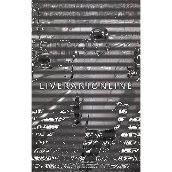 RETROSPETTIVA NILS LIEDHOLM ALLENATORE NELLA FOTO NILS LIEDHOLM ALLENATORE MILAN NELL\'ANNO 1986  AG ALDO LIVERANI SAS 