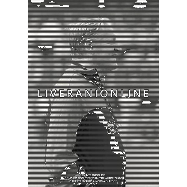 RETROSPETTIVA NILS LIEDHOLM ALLENATORE NELLA FOTO NILS LIEDHOLM ALLENATORE MILAN NELL\'ANNO 1986  AG ALDO LIVERANI SAS 